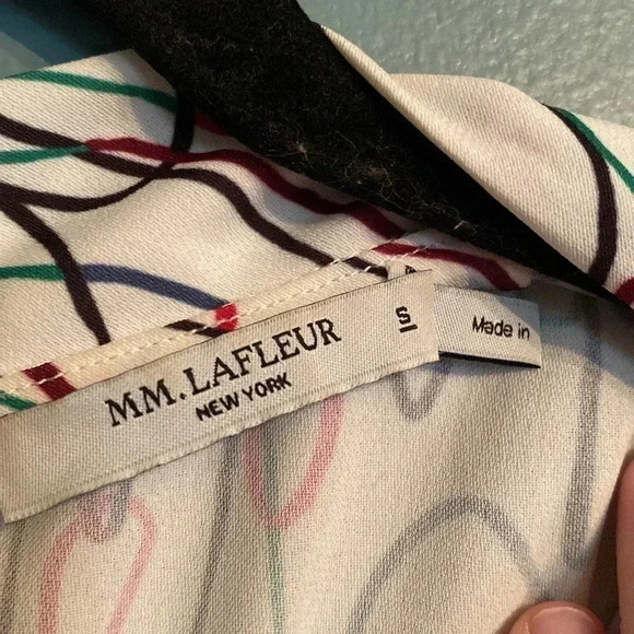 MM Lafleur women’s top - sleeveless - cowell neck - abstract pattern - colorful - Picture 3 of 9